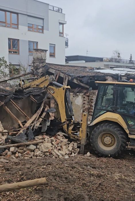 Rozbiórki i wyburzenia, wykopy i transport