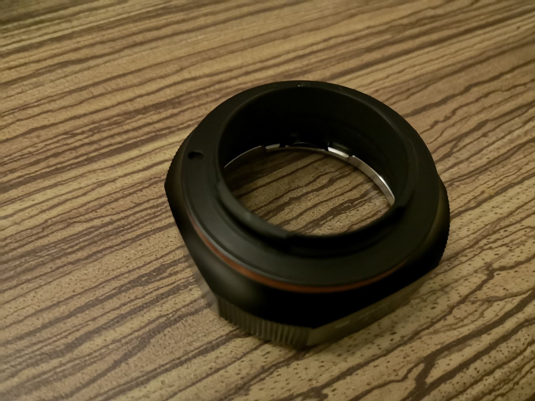 Adapter obiektywu Sony E na Canon Eos redukcja