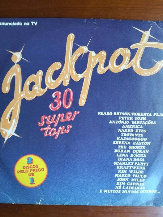 Disco de vinil LP duplo Jackpot 30 Super Tops