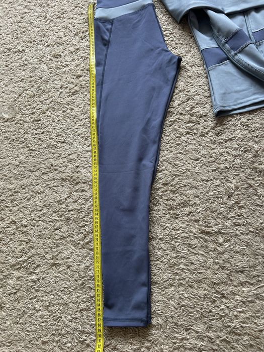 Костюм, лосіни, набор, топ, для фітнесу, спорту