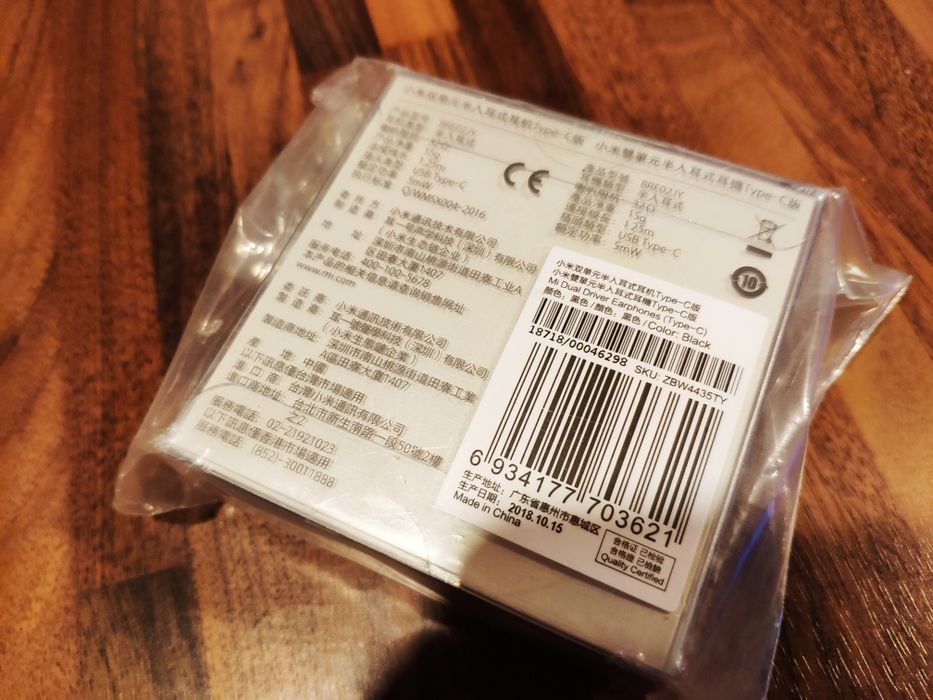 Sluchawki Xiaomi BRE02YJ, złącze Type C