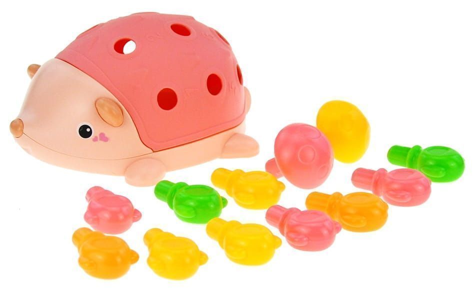 Jeż Jeżyk Sensoryczny Z Otworami Sorter Układanka -Superzabaweczki-