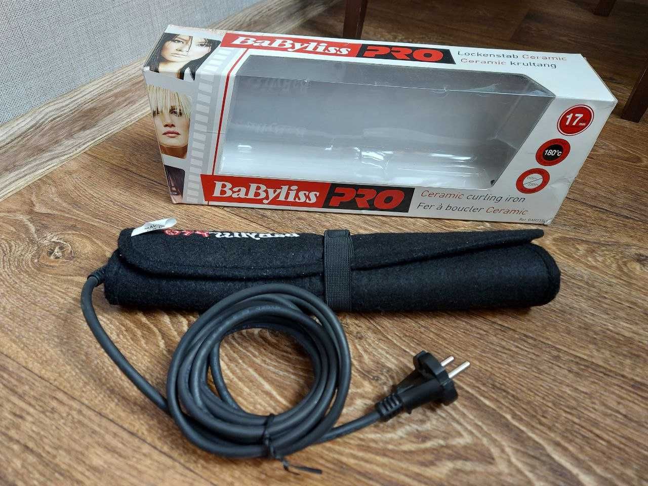 Плойка Babyliss Pro Ceramic curling iron, 17см