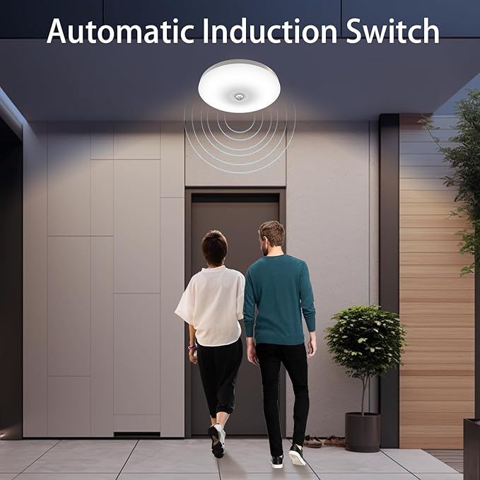 Lampa sufitowa ACMHNC LED z czujnikiem ruchu 18W, 6000K, IP45