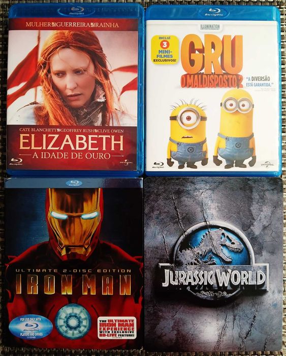 12 Blu-Ray - Grande Coleção - Raros - Muito Bom Estado