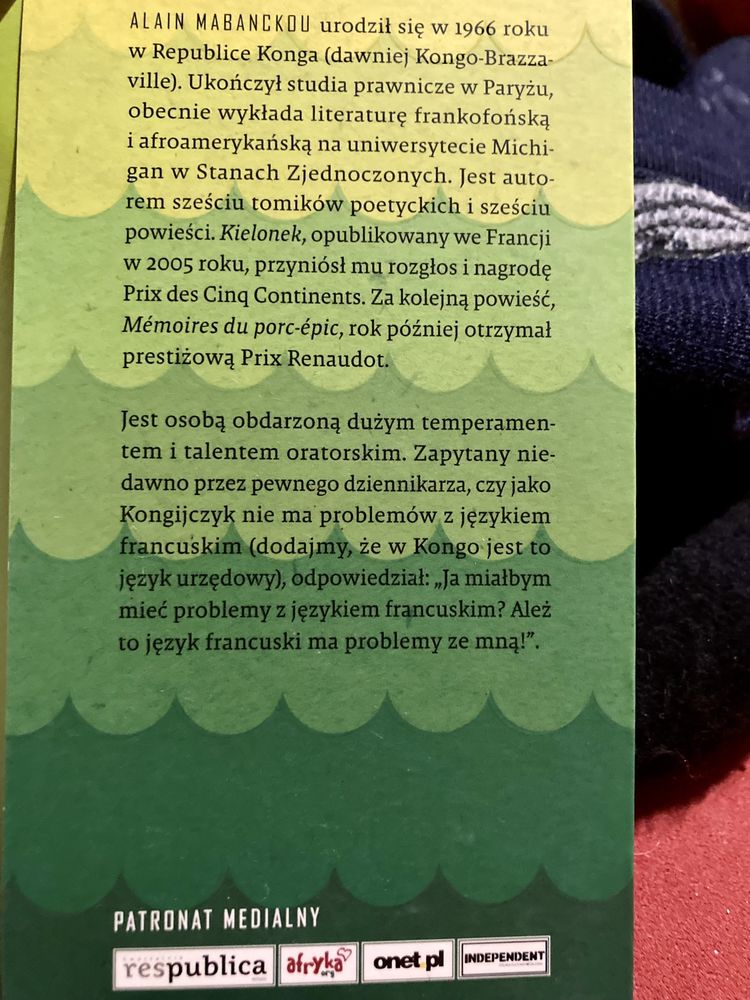 „Kielonek” Alain Mabanckou