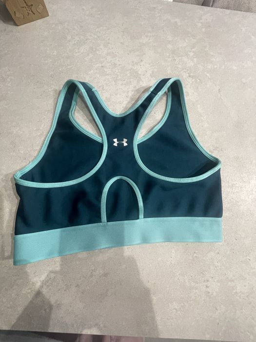 Biustonosz sportowy fitness kolor miętowy  rozmiar M
