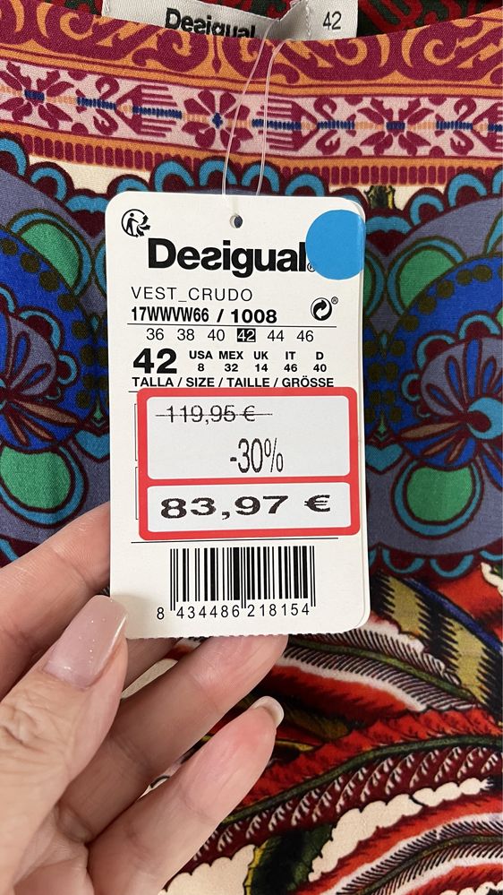 Платье шелковое Desigual