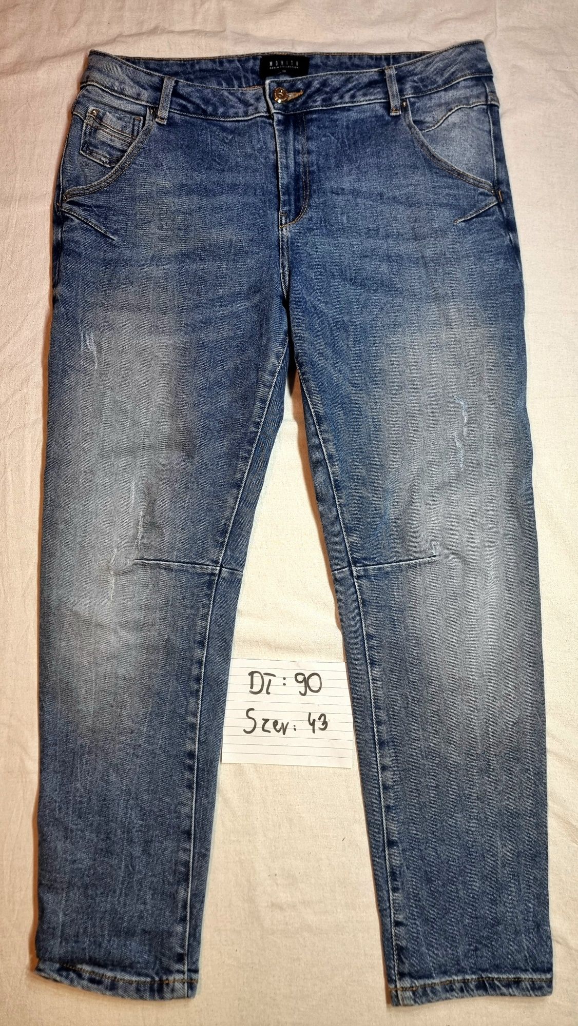 Jeans Mohito denim roz. 38 spodnie chinos cargo