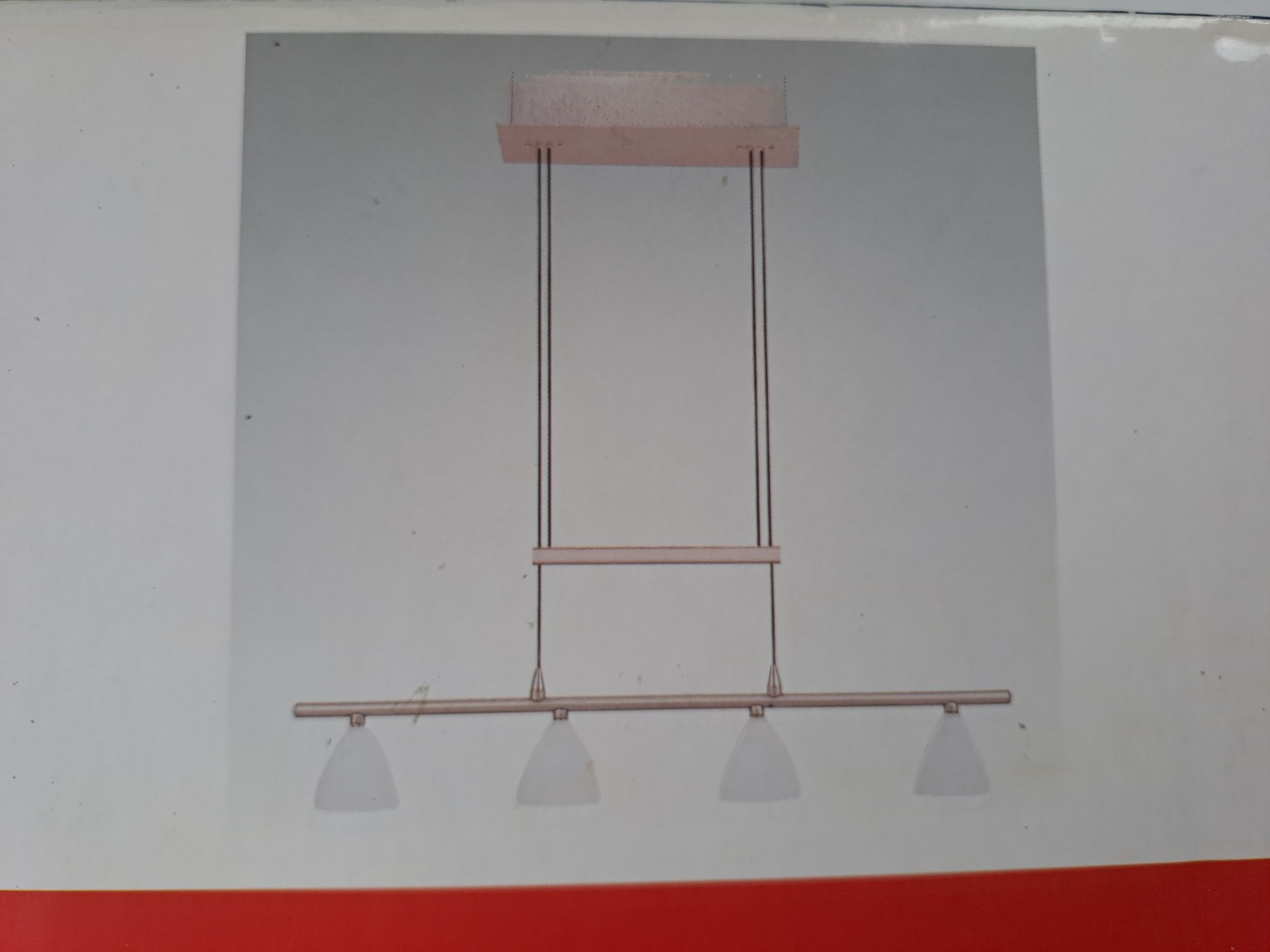 Lampa wisząca halogenowa 4x20
