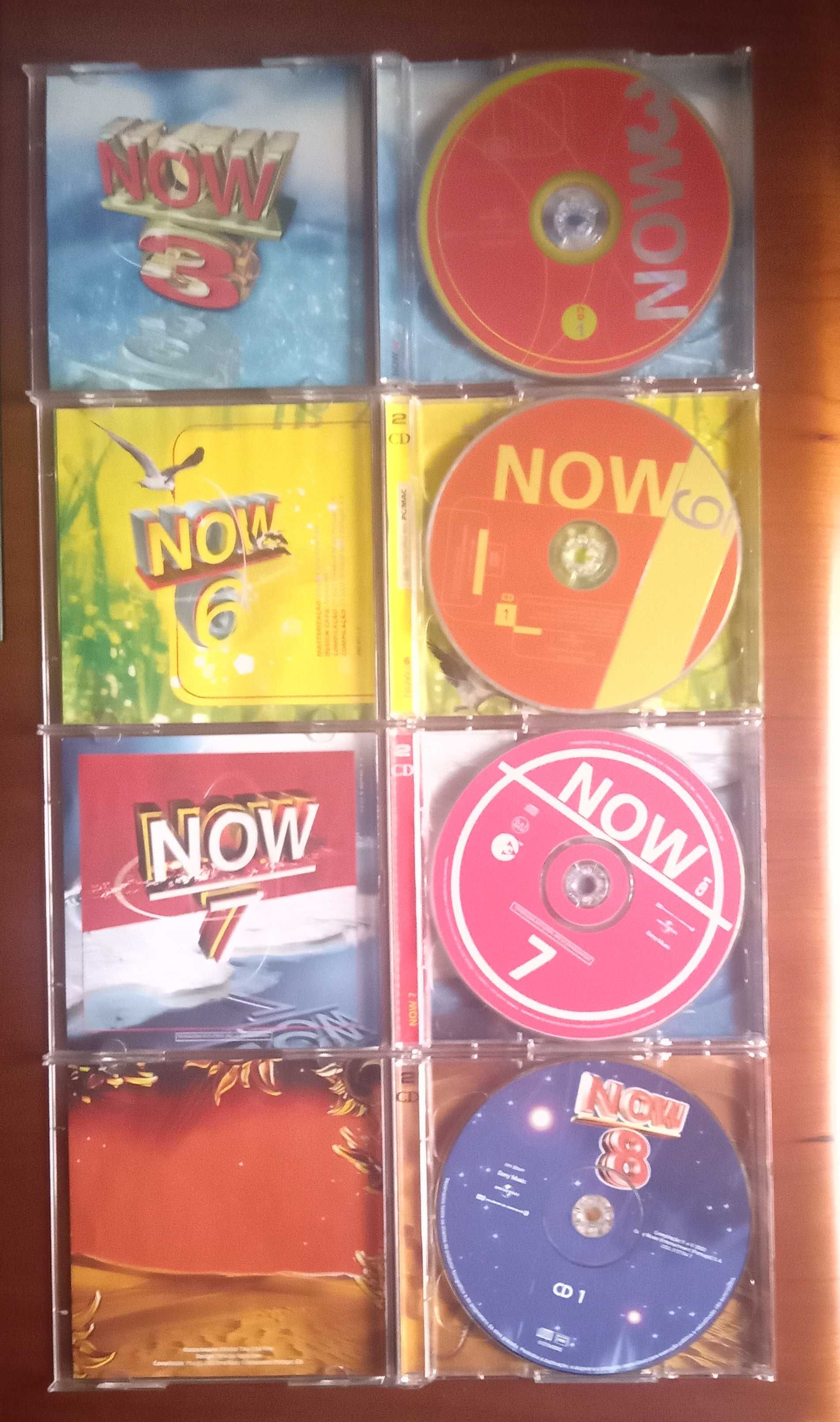 CDs duplos NOW 3/6/7/8/10/11/12/13/14 CD Roberto leal
