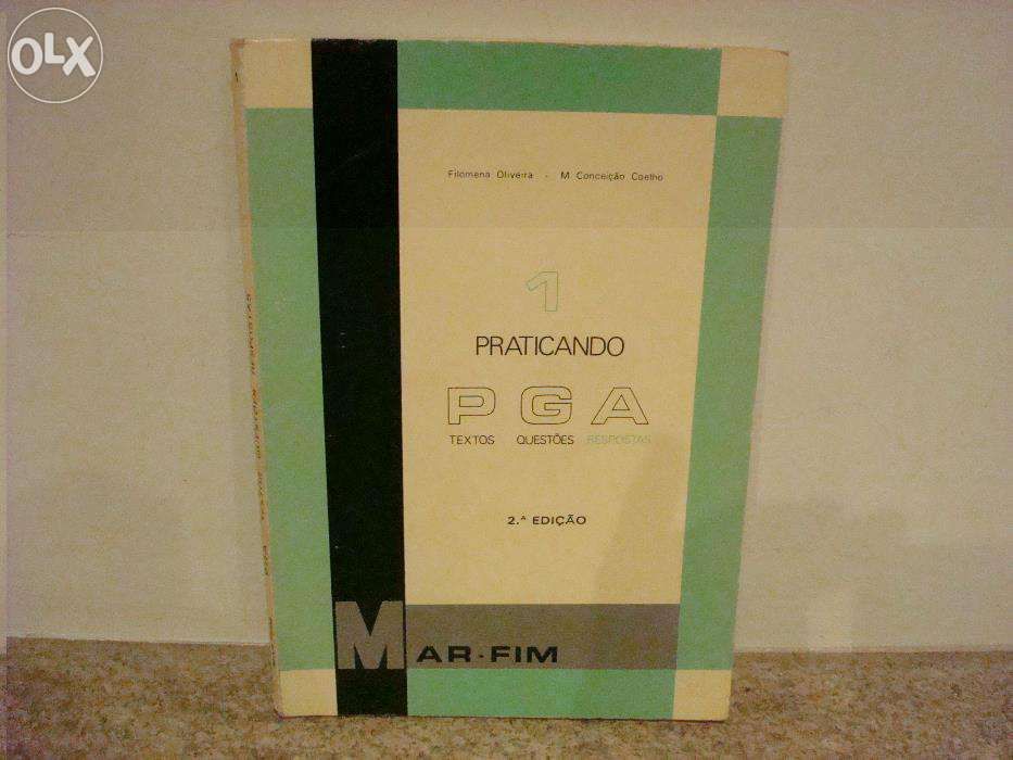 Livro "Praticando PGA (Textos Questões Resposta) de Filomena Oliveira