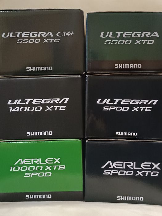 Котушка Shimano Ultegra 14000 XTE, SPOD XTE, AERLEX SPOD XTC, XR 14000