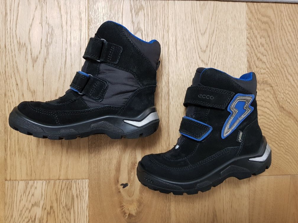 ECCO Snowride Buty zimowe 28 wkł. 18,3 cm Śniegowce Gore-Tex Skóra