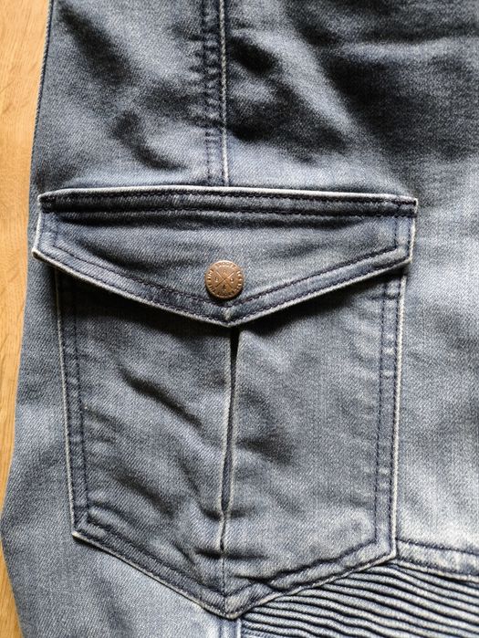 Spodnie motocyklowe Broger Ohio W38 L32 Jeansy Kevlar ochraniacze