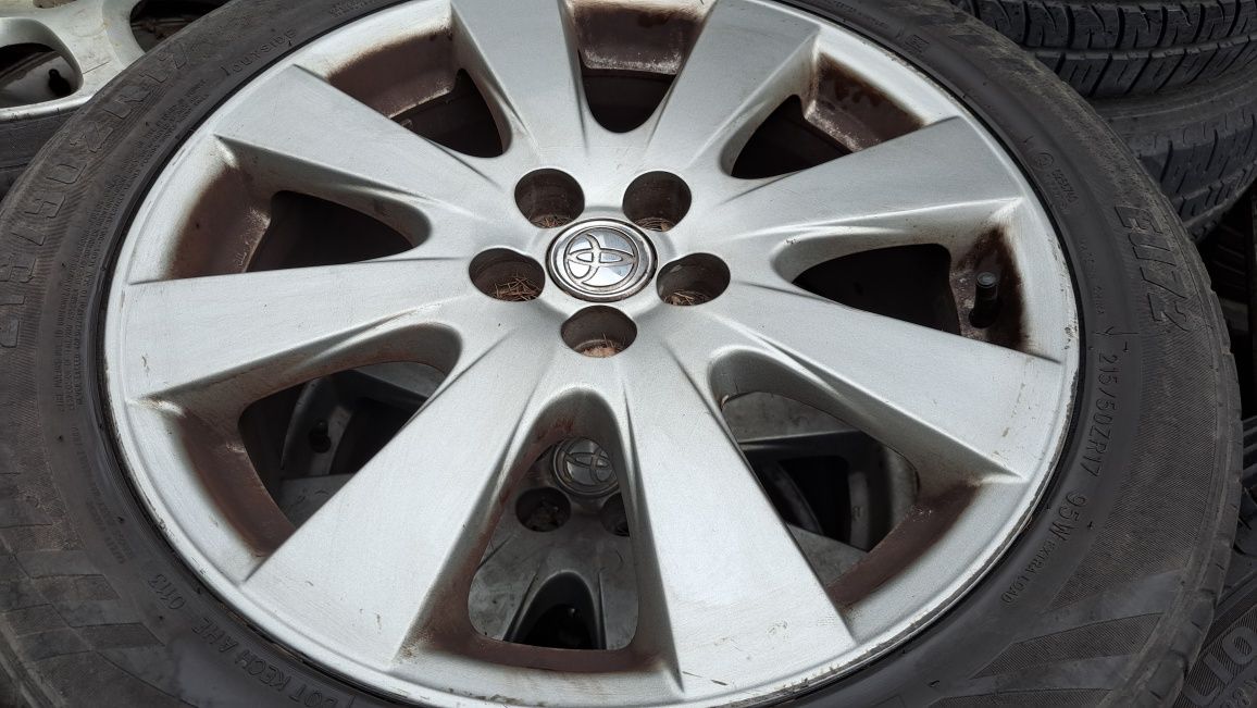 4 alufelgi toyota 5x100 17"