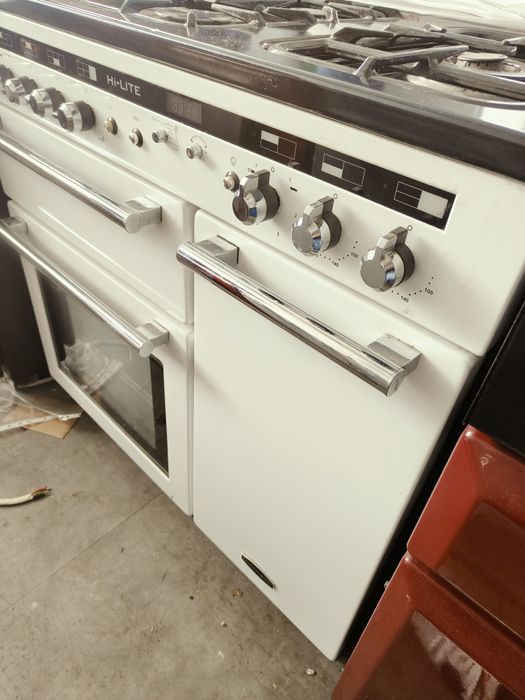 Kuchnia biała Falcon 90 cm  piekarnik grill gwarancja i 60 innych