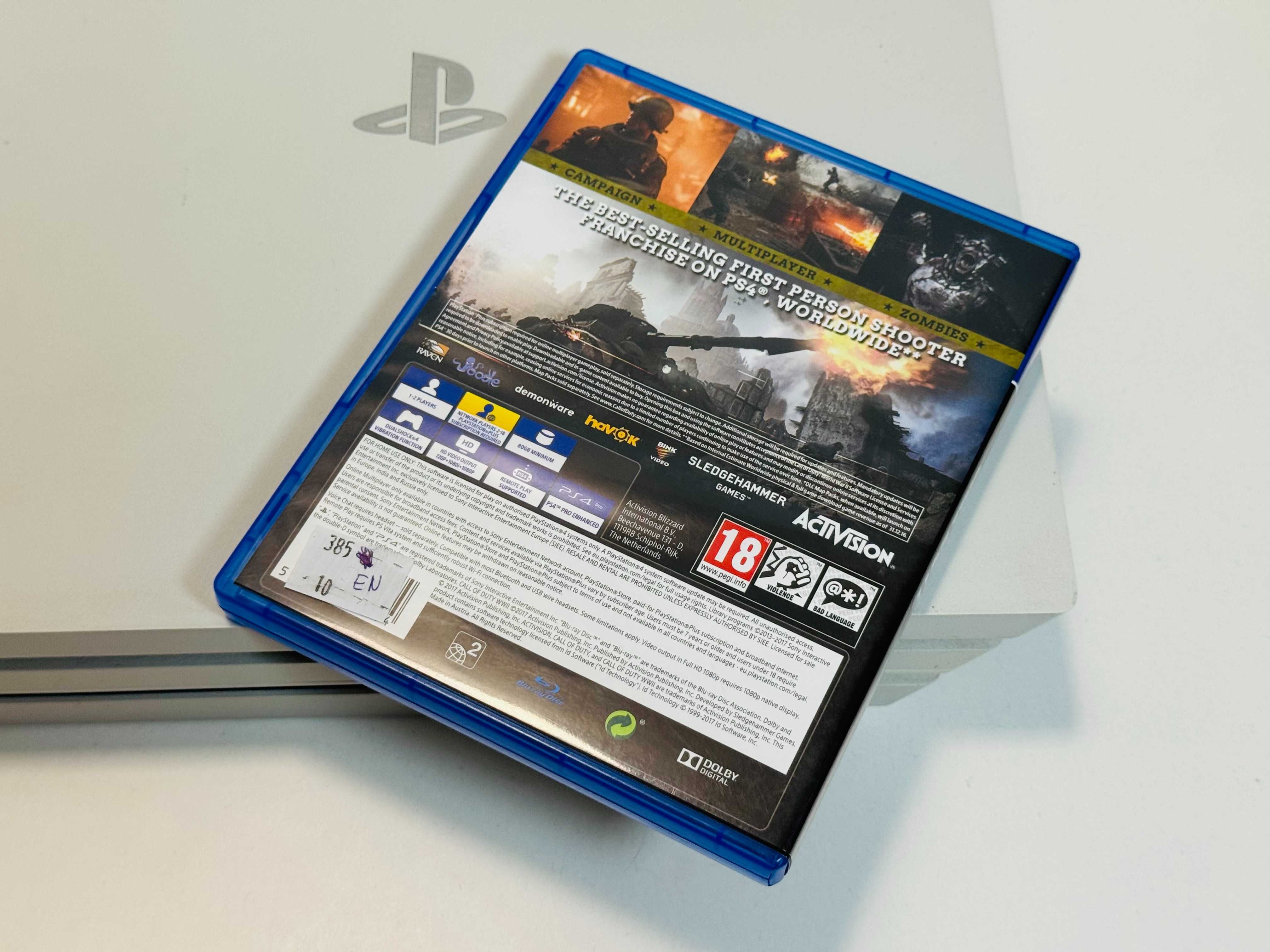 Gra Call of Duty WW2 PS4 Więcej gier na innych ogłoszeniach!