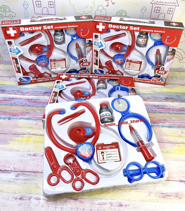 Детский набор доктора. Доктор. Набір лікаря дитячий.Маленький лікар.