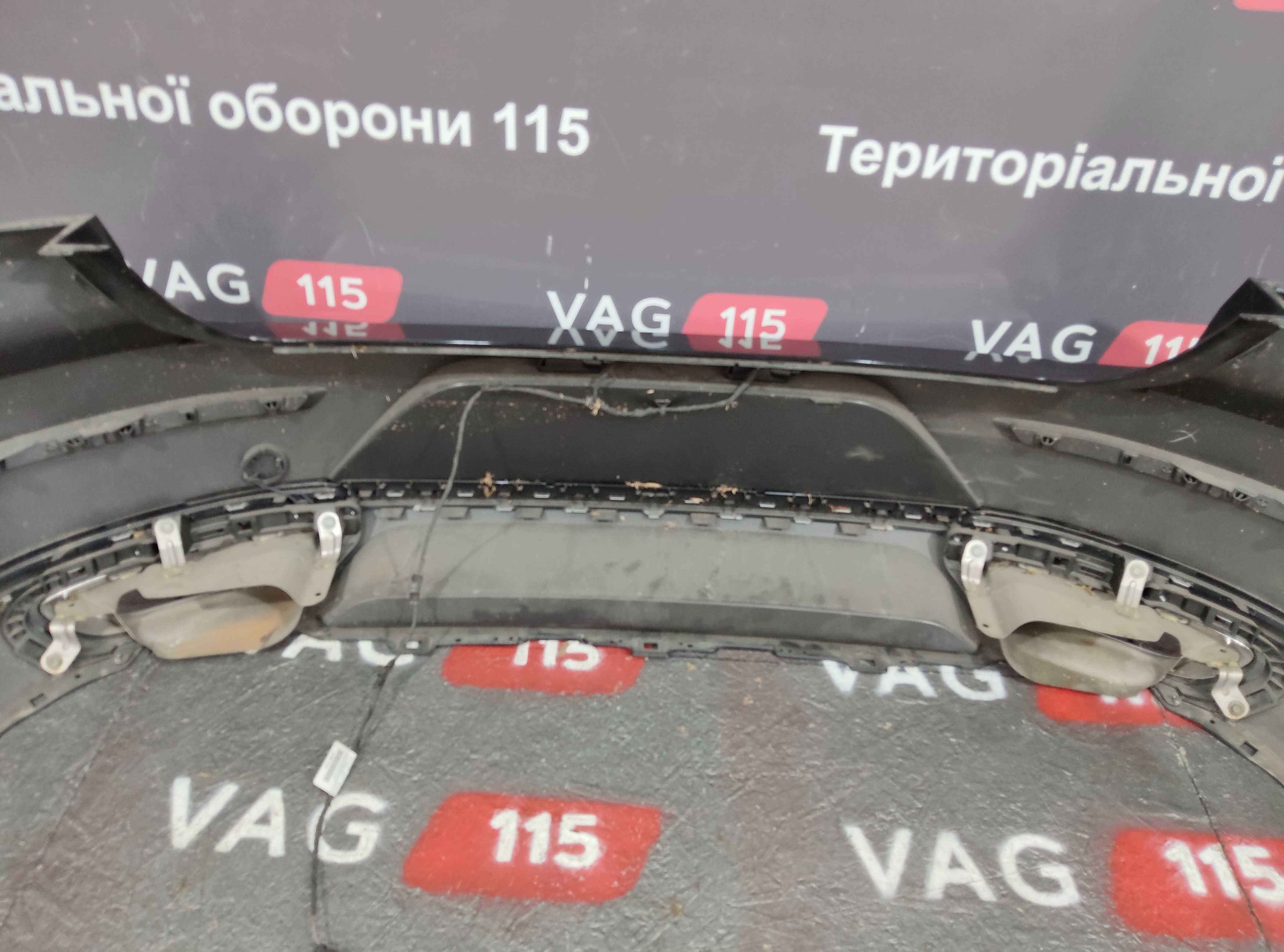 Бампер задний в сборе хром губа отражатели Volkswagen Arteon FL 2020+
