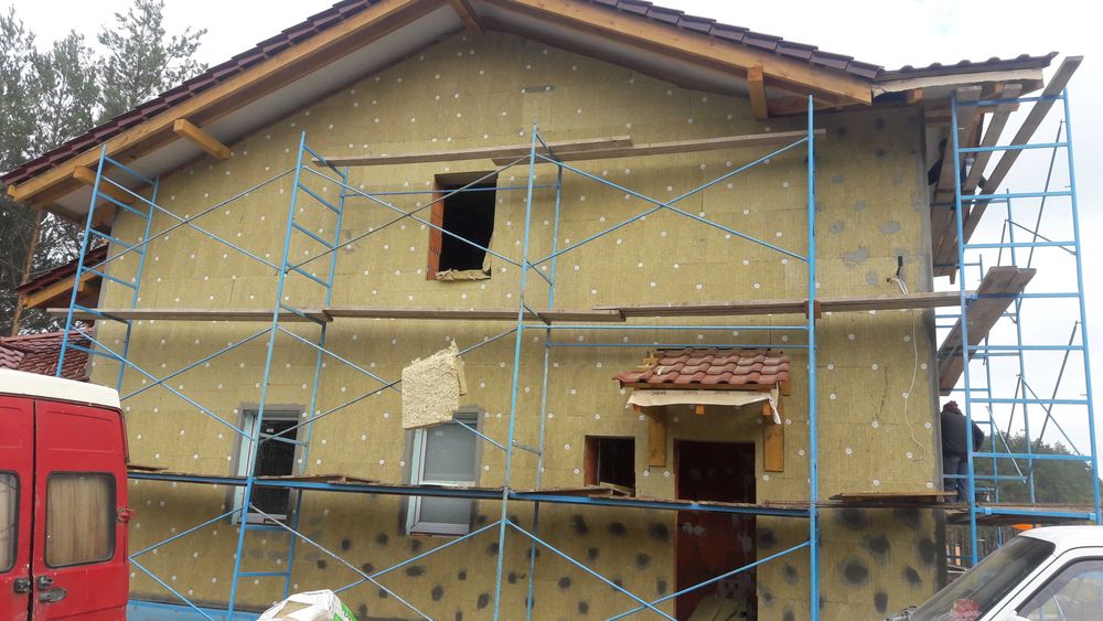 Утепление фасадов.