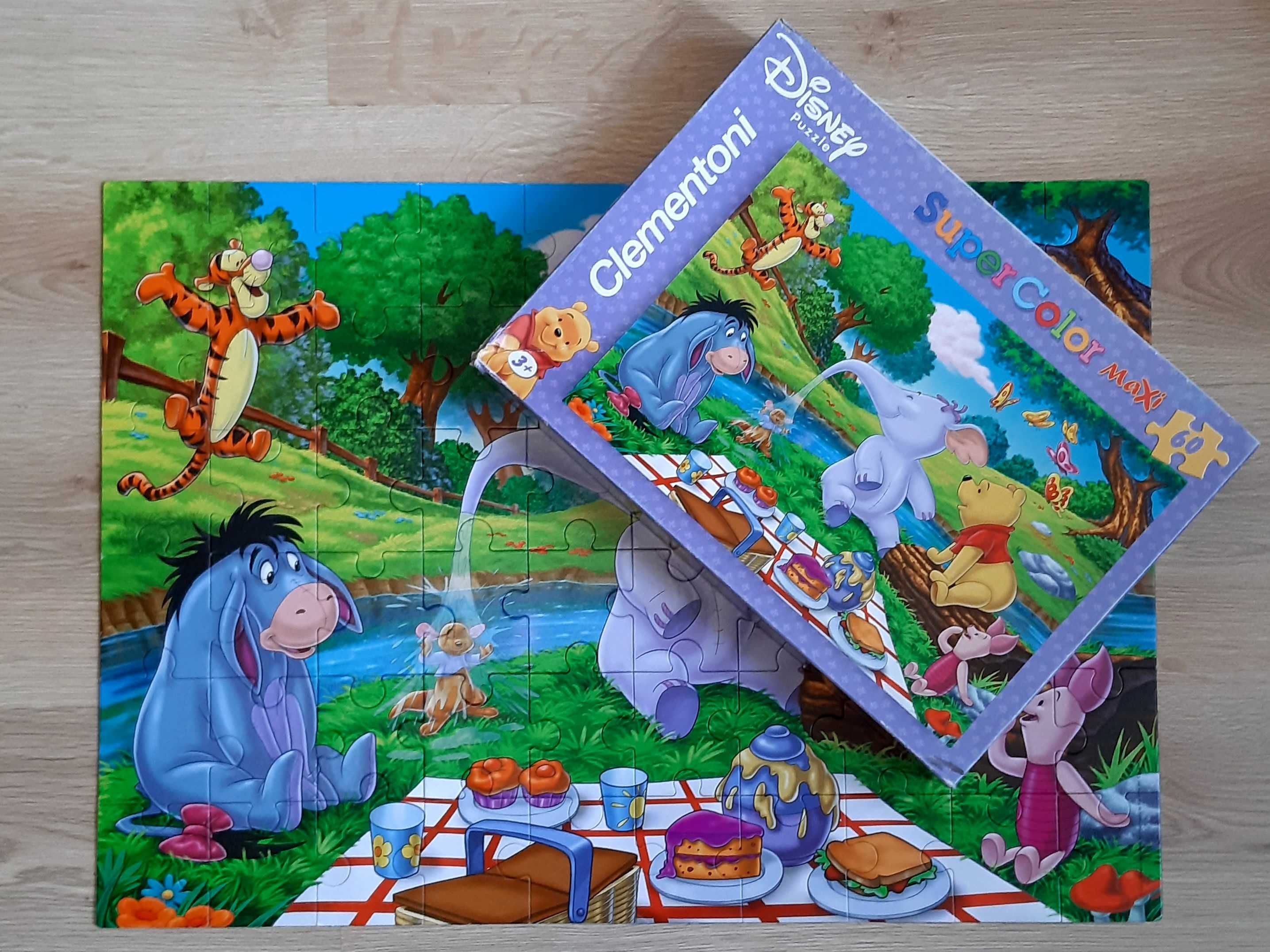 Puzzle Maxi CLEMENTONI: Disney 60 elementów Kubuś Puchatek