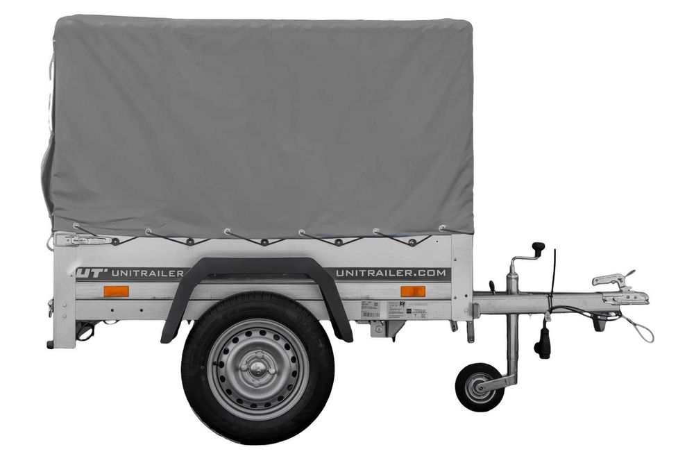 Przyczepka 150x106 GARDEN 150 KIPP ze stelażem H-800 + szary pokrowiec