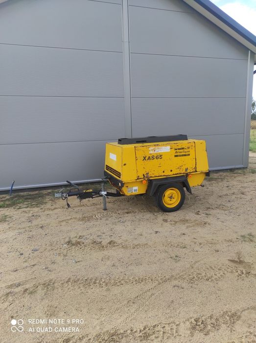 Sprężarka kompresor Atlas Copco Xas 65 spalinowa silnik Deutz f3l1011