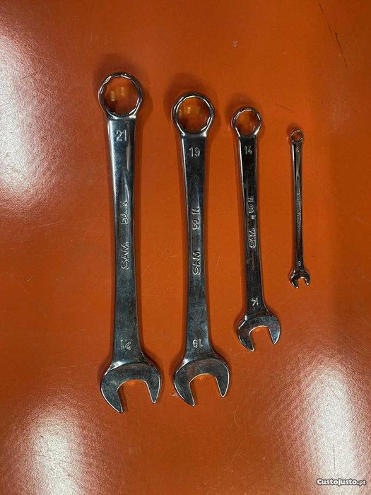 Conjunto 4 chaves mistas SAM - 50NJ12MM