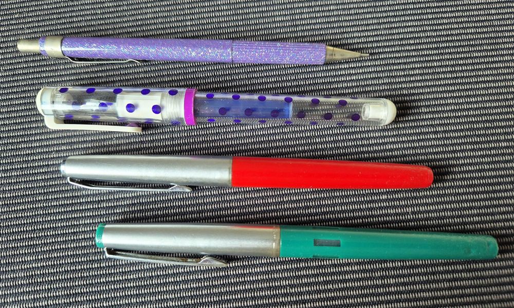 Stare pióro wieczne Sailor Pelikano Geha Castell Faber vintage