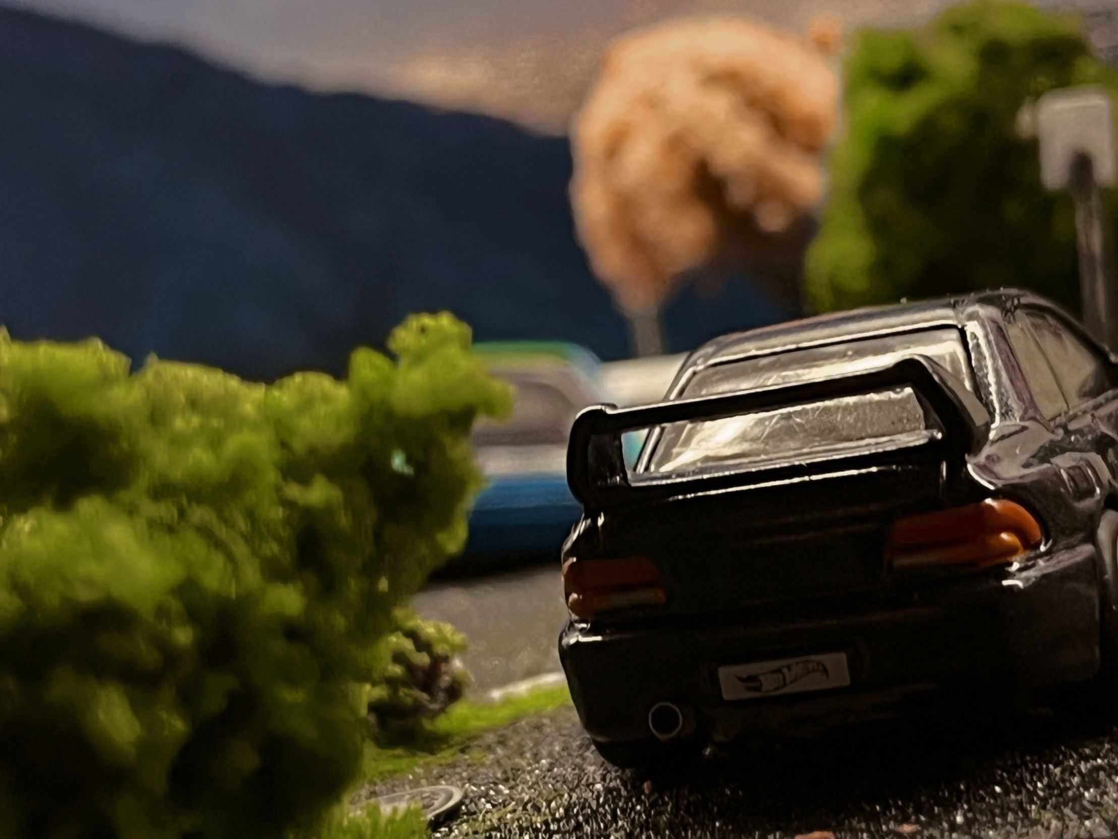 Diorama do modeli hot wheels inno64