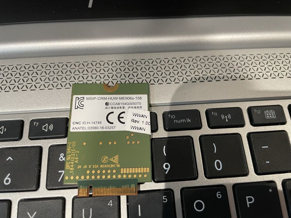 Modem WWAN LTE Huawei ME906s z HP Elitebook 840 g5