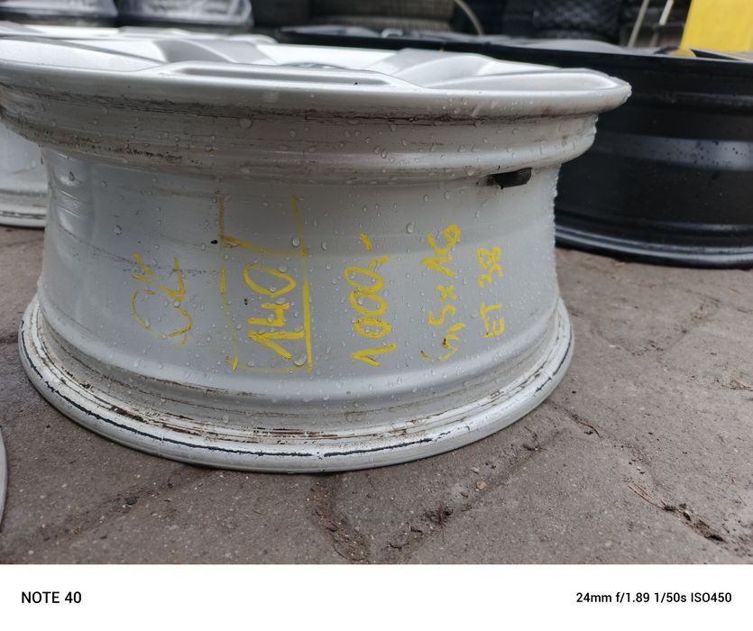 Felgi aluminiowe oryginał VW 5x112 6,5x16 et38