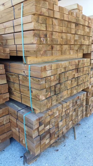 Barrote 7,5cm x 5cm Pinho Tratado