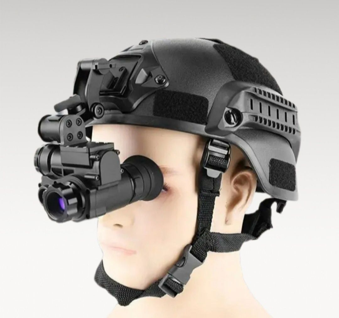 Прибор ночного видения NVG 10 с креплением на шлем.