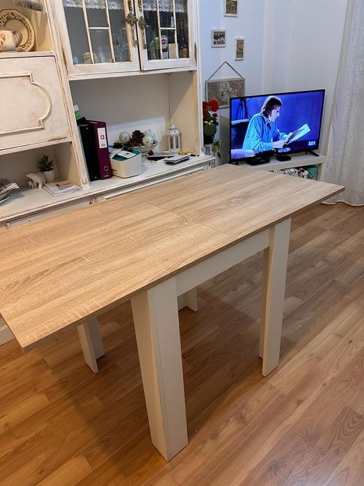 Mesa de Cristal como novo