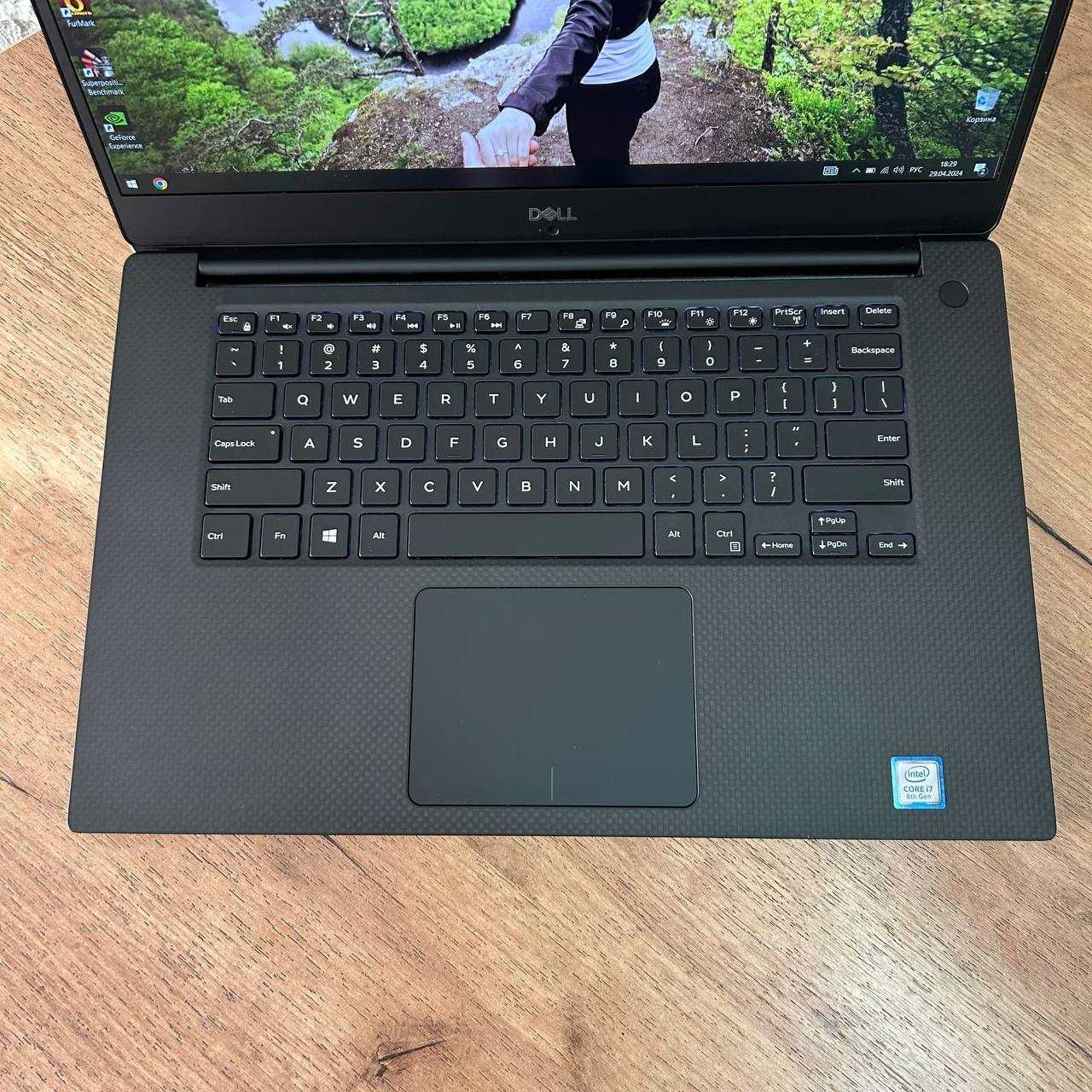 Dell XPS 9570	15,6"  i7 8750H 16Gb SSD 512Gb  GTX 1050Ti MaxQ