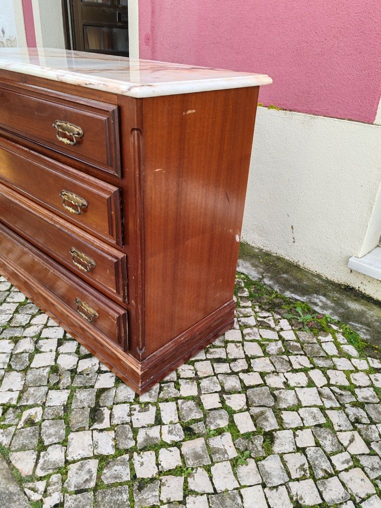 Cómoda tampo pedra mármore