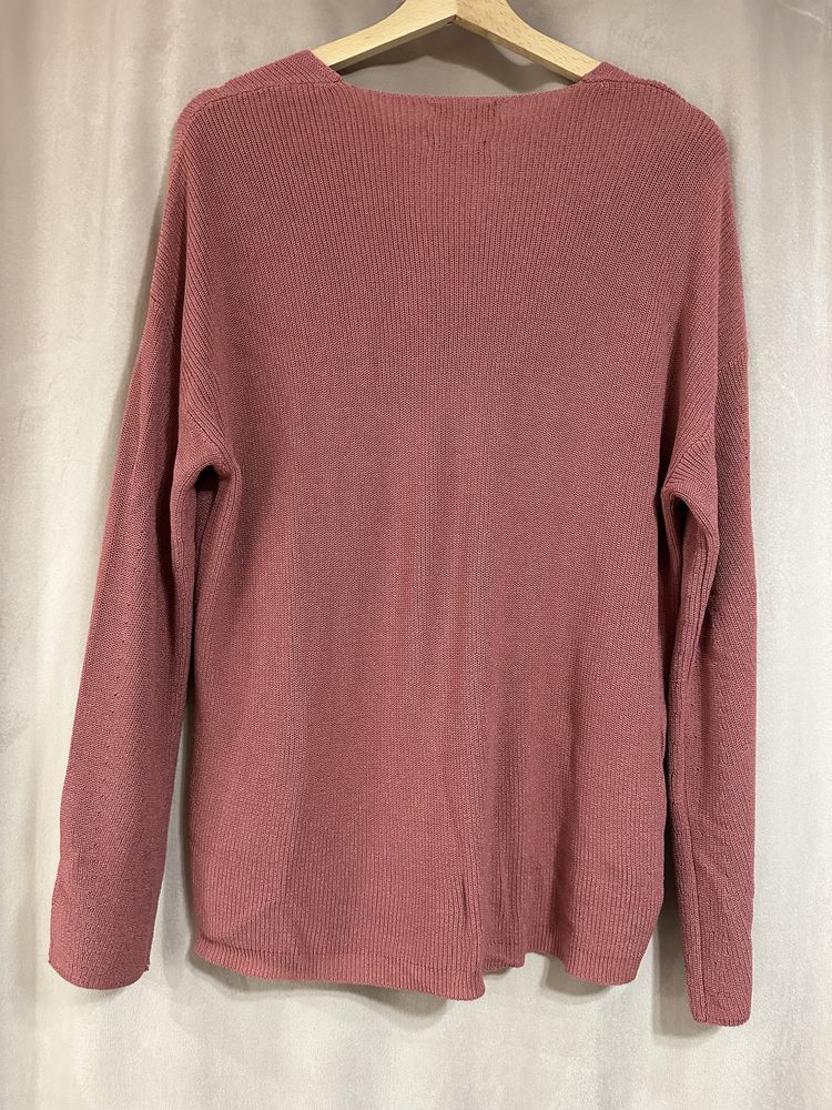 Sweter koralowy Massimo Dutti