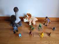 Conjunto de 11 dinossauros