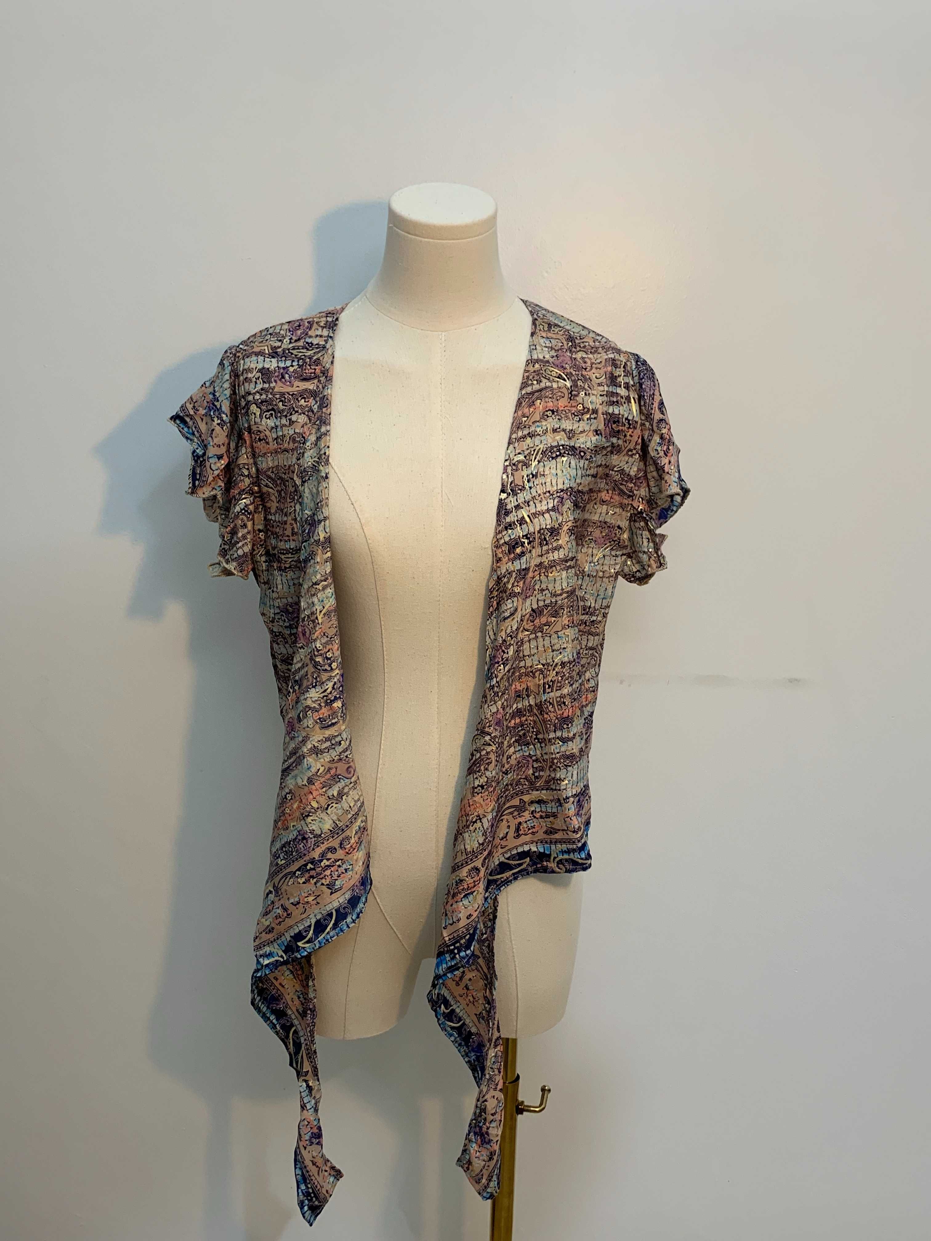 Top Estampado Bigg Bull com Laço Frontal – Tamanho Único