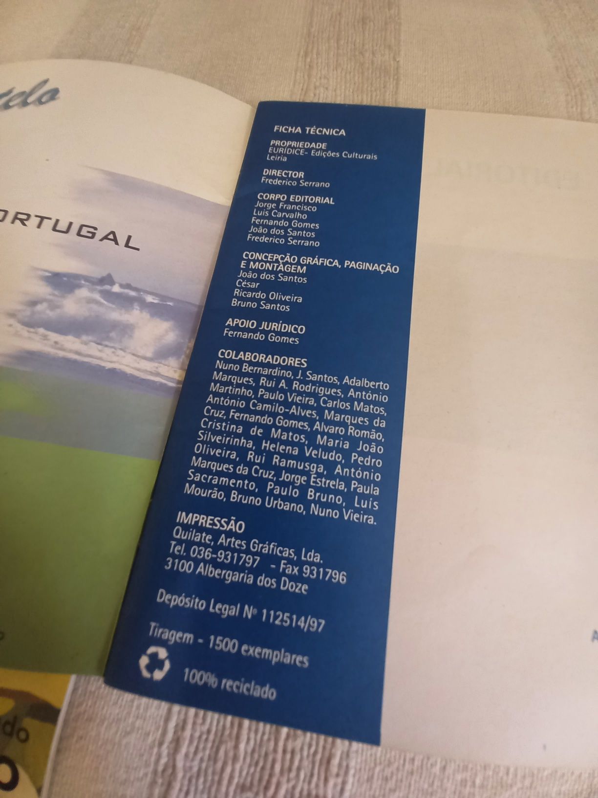 Dois números de revista Euriduce anos 90 em Leiria