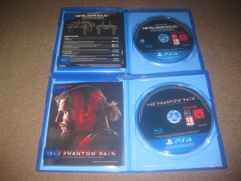 2 Jogos da Saga "Metal Gear Solid" Playstation 4 em Estado Impecável!