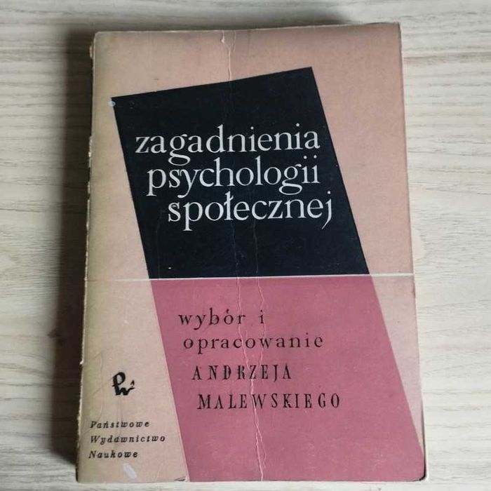 Zagadnienia Psychologii Społecznej wybór Andrzeja Malewskiego