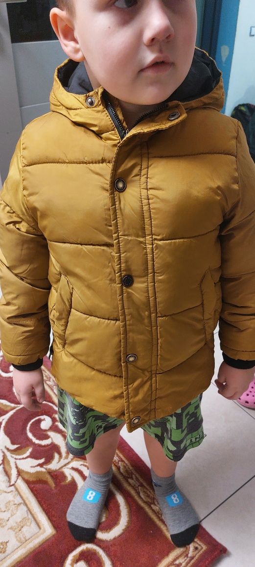 Zara пуховик куртка зима  122см