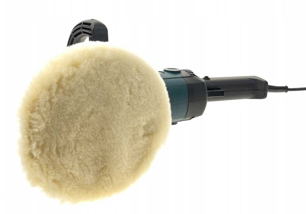 PROFESJONALNA POLERKA Do Samochodu 2950W Gąbka x4 Futerko Zestaw