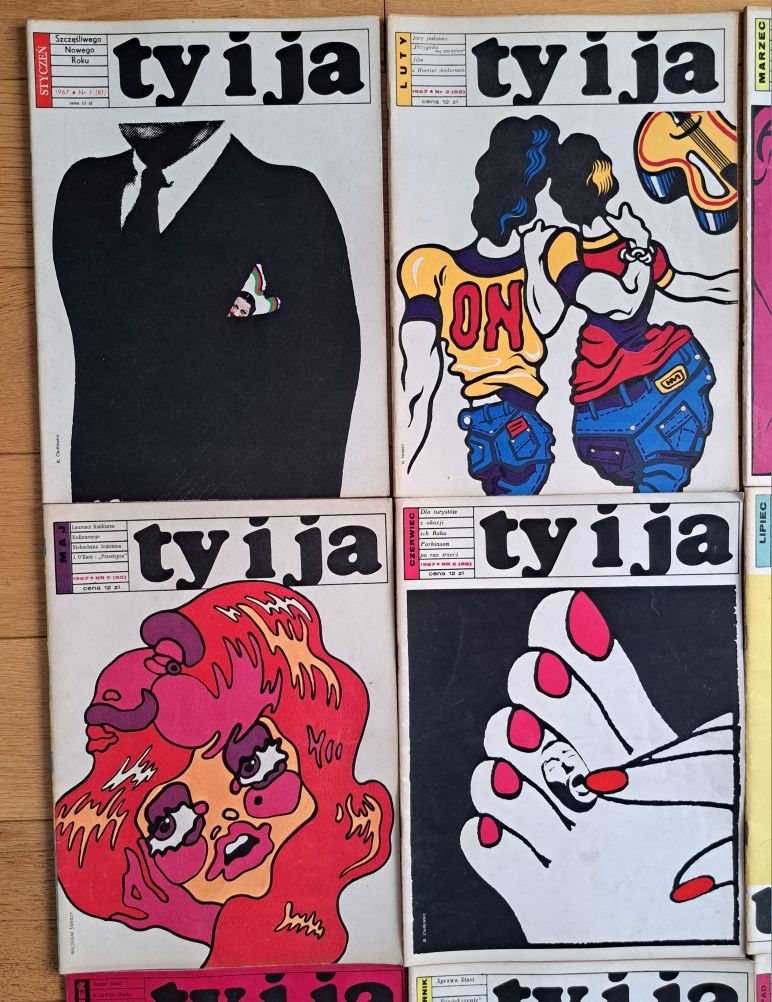 Ty i Ja Magazyn Ilustrowany kompletny rocznik 1967