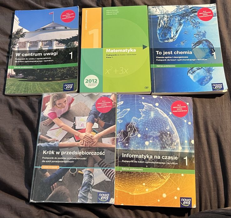 podręczniki do klasy 1 oraz 2 [zestaw lub pojedyńcze]