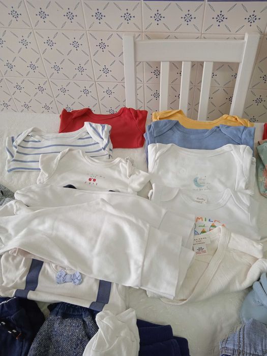Lote roupa bebé menino de 3 a 6 meses