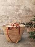 Kosz pleciony typu french basket, plażowy, wiklina, na koce,rafia, xl